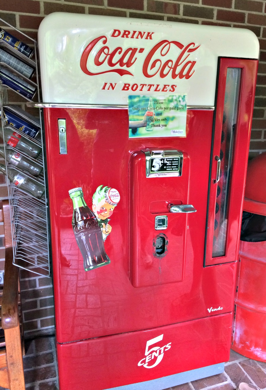 vintage coke machine