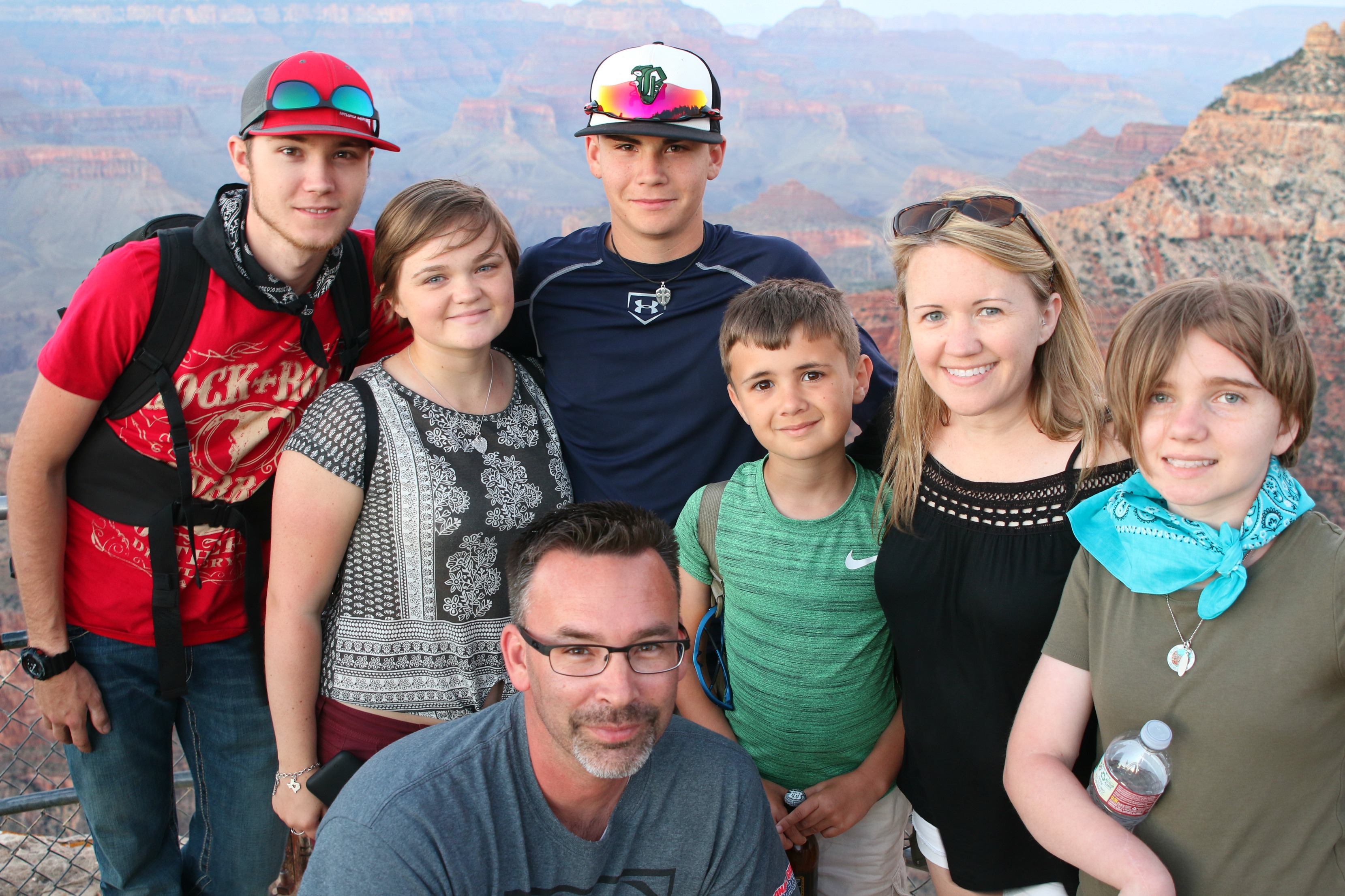 Perrin Johns Family at Grand Canyon