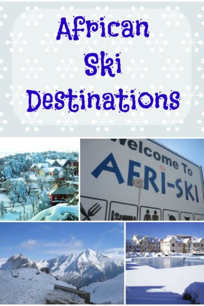 African Ski Destinations Collage