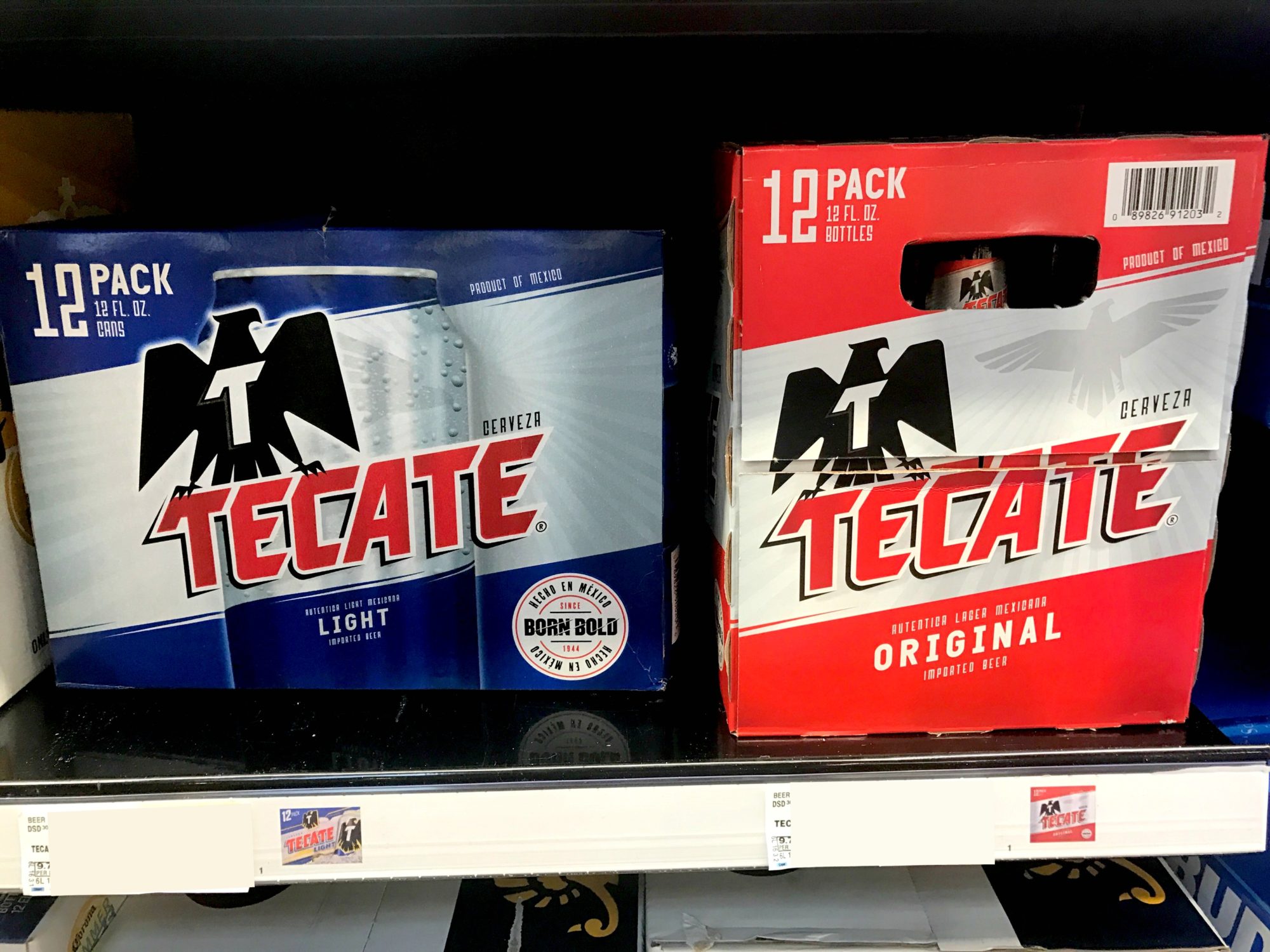 Tecate in store