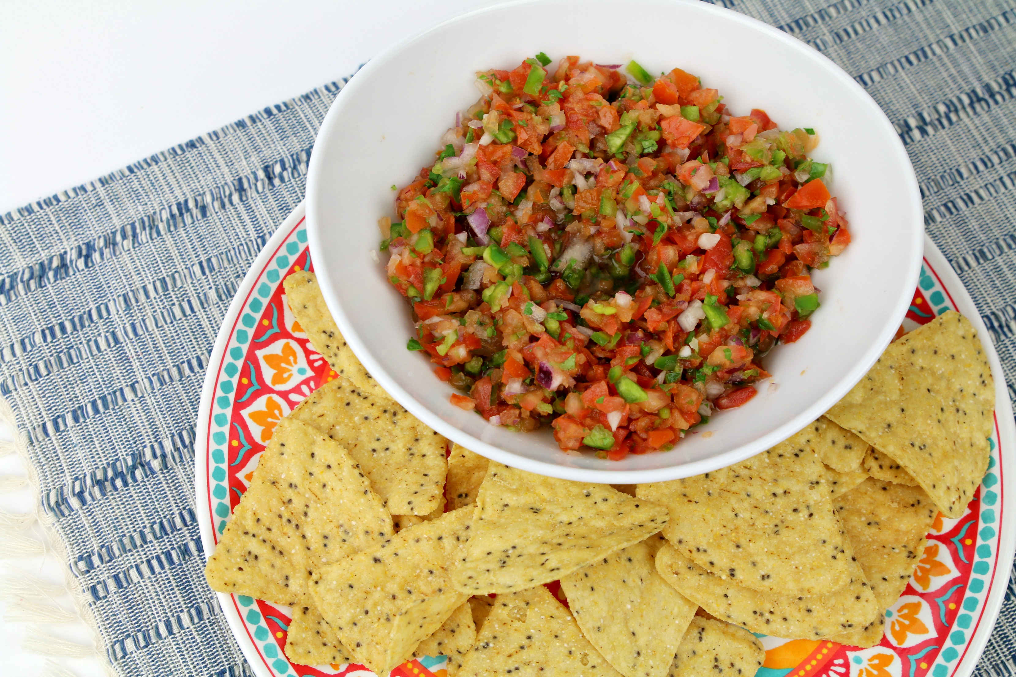 homemade Mexican style pico