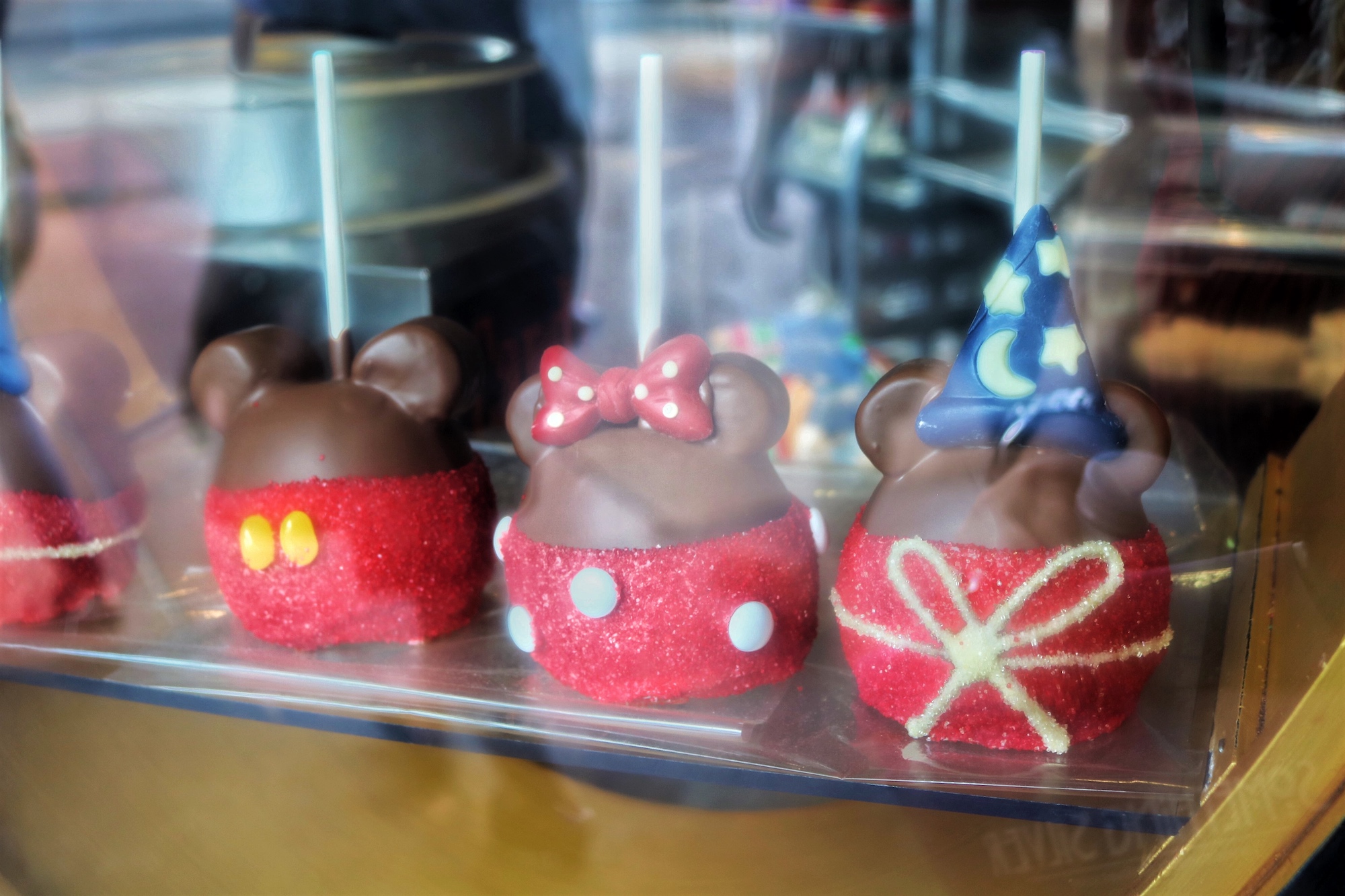 Mickey Mouse Candy Apples at Disney Springs