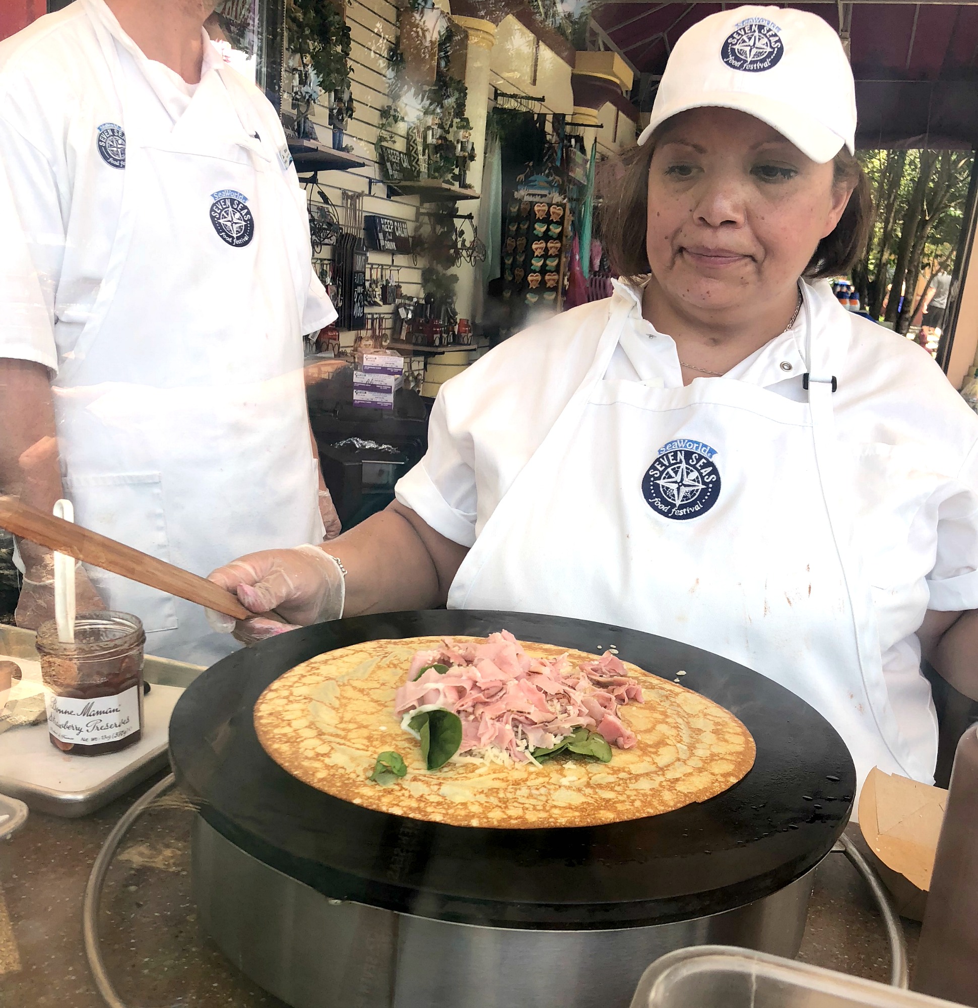 crepes-being-made-at-Seven-Seas-Food-Festival